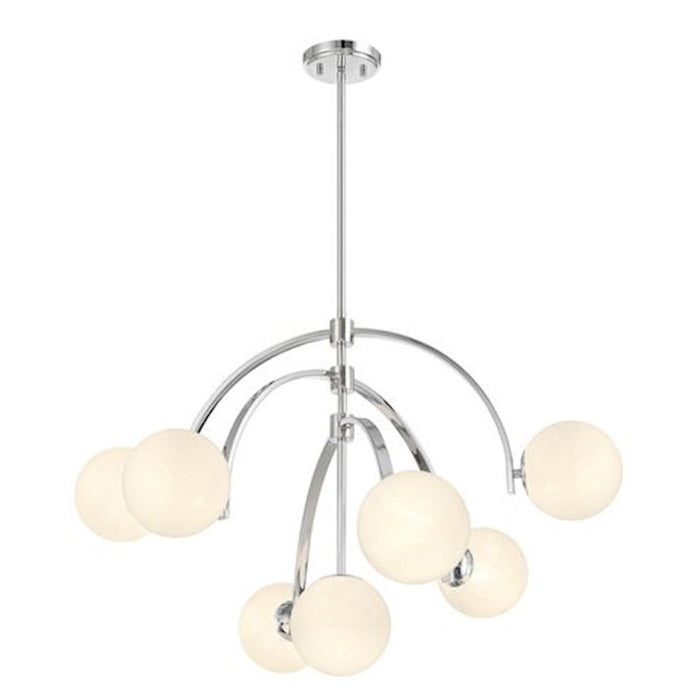 Savoy House Marias 7-Light Chandelier, Polished Chrome