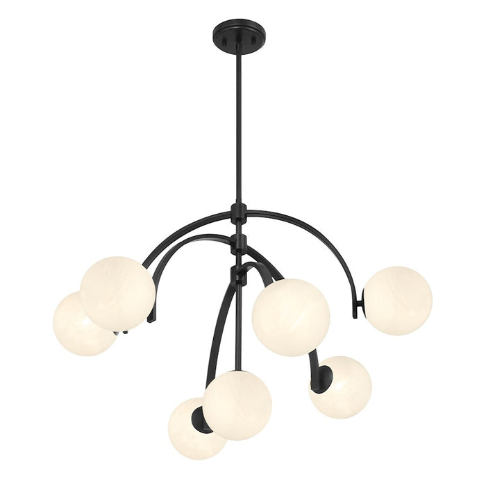 Savoy House Marias 7-Light Chandelier, Matte Black