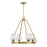 Savoy House Carlton 4-Light Chandelier, Warm Brass - 1-3392-4-322