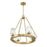 Savoy House Carlton 4-Light Chandelier, Warm Brass