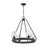 Savoy House Carlton 4-Light Chandelier, Matte Black