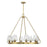 Savoy House Carlton 8-Light Chandelier, Warm Brass