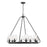 Savoy House Carlton 8-Light Chandelier, Matte Black - 1-3394-8-89