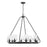 Savoy House Carlton 8-Light Chandelier, Matte Black