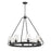 Savoy House Carlton 8-Light Chandelier, Matte Black