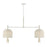Savoy House Lunara 6 Lt Chandelier, Cotton/White Cotton, Cotton - 1-3403-6-341