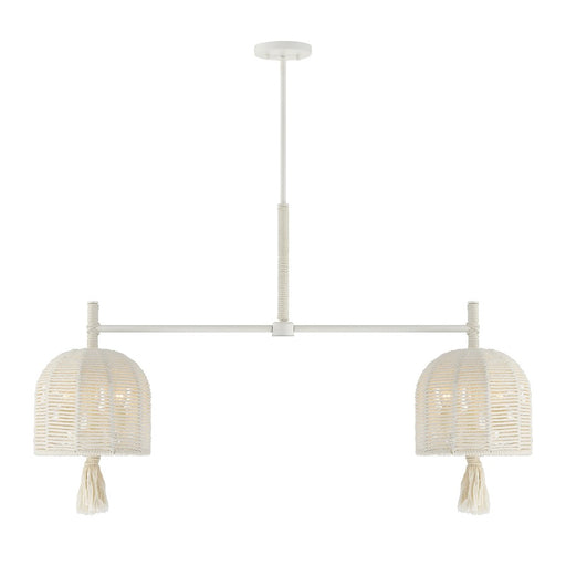 Savoy House Lunara 6 Lt Chandelier, Cotton/White Cotton, Cotton - 1-3403-6-341