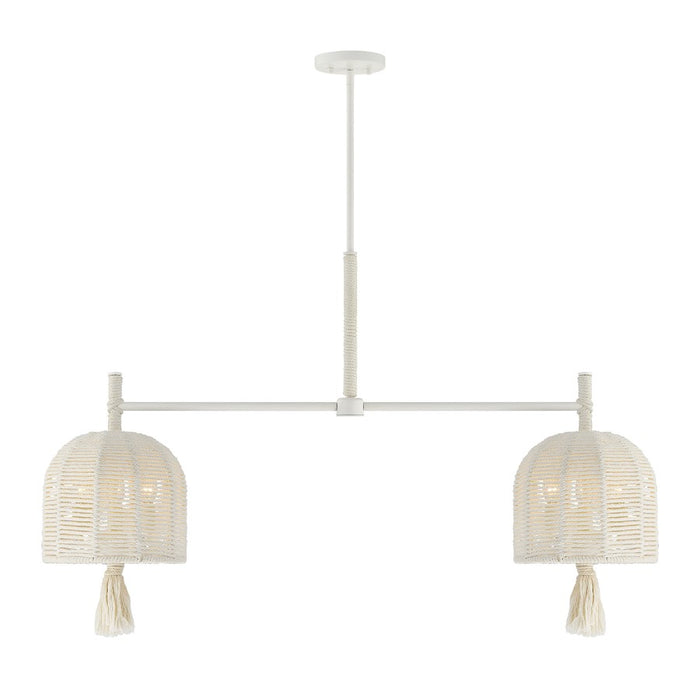 Savoy House Lunara 6 Lt Chandelier, Cotton/White Cotton, Cotton - 1-3403-6-341