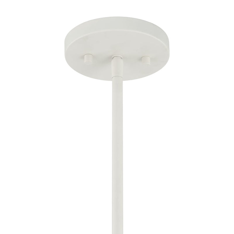 Savoy House Lunara 6 Lt Chandelier, Cotton/White Cotton, Cotton