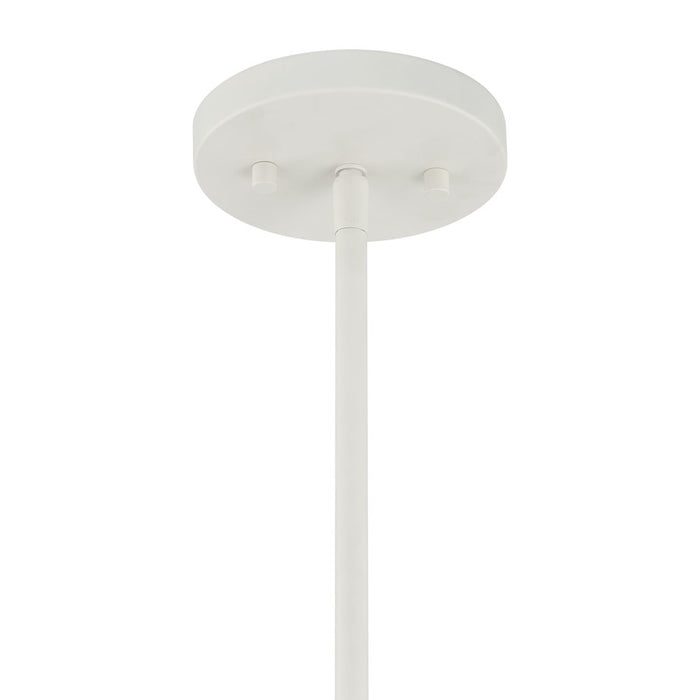 Savoy House Lunara 6 Lt Chandelier, Cotton/White Cotton, Cotton