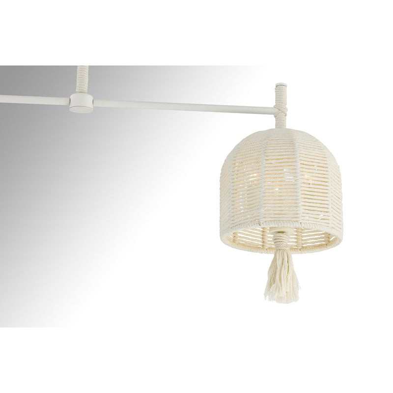 Savoy House Lunara 6 Lt Chandelier, Cotton/White Cotton, Cotton