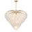 Savoy House Boa 15 Light Chandelier, Warm Brass/Clear Frosted