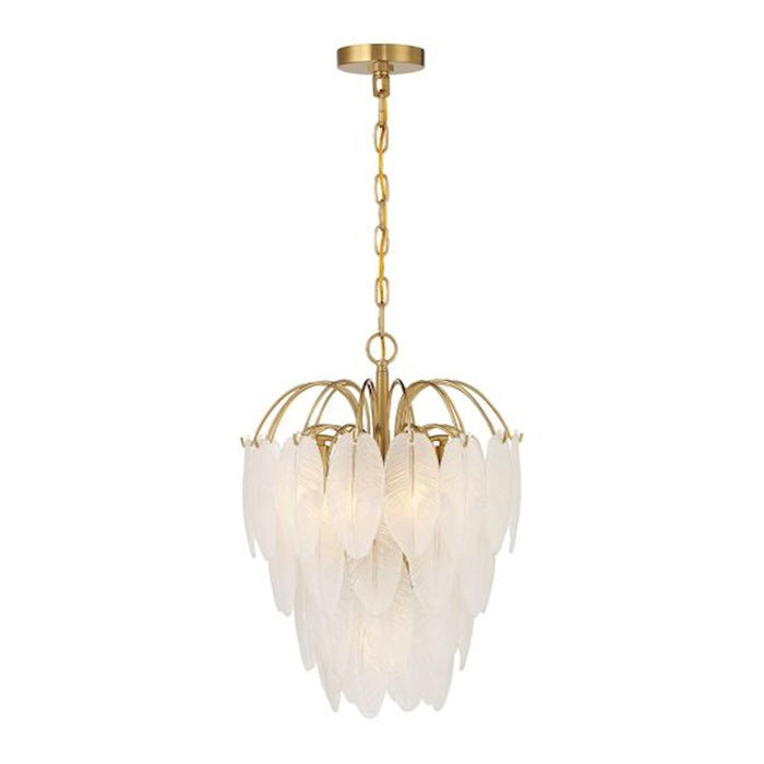 Savoy House Boa 5-Light Chandelier, Warm Brass - 1-3507-5-322