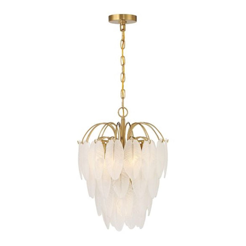 Savoy House Boa 5-Light Chandelier, Warm Brass