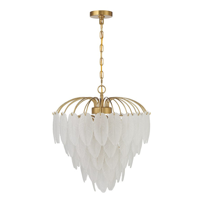 Savoy House Boa 6-Light Chandelier, Warm Brass