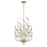 Savoy House Irina 4 Light Chandelier, Noble Brass