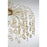 Savoy House Irina 6 Light Chandelier, Noble Brass