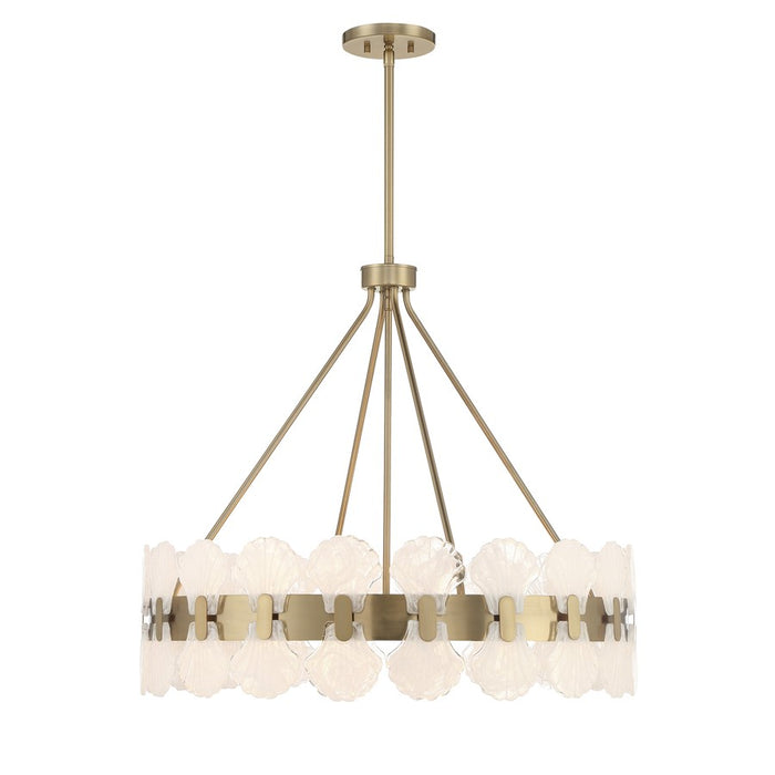 Savoy House Bancroft 6 Lt Chandelier, Noble Brass - 1-3605-6-127