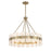 Savoy House Bancroft 6 Lt Chandelier, Noble Brass