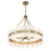 Savoy House Bancroft 6 Lt Chandelier, Noble Brass