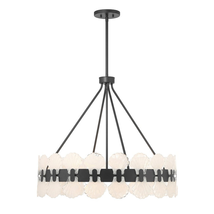 Savoy House Bancroft 6 Lt Chandelier, Matte Black - 1-3605-6-89
