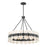 Savoy House Bancroft 6 Lt Chandelier, Matte Black