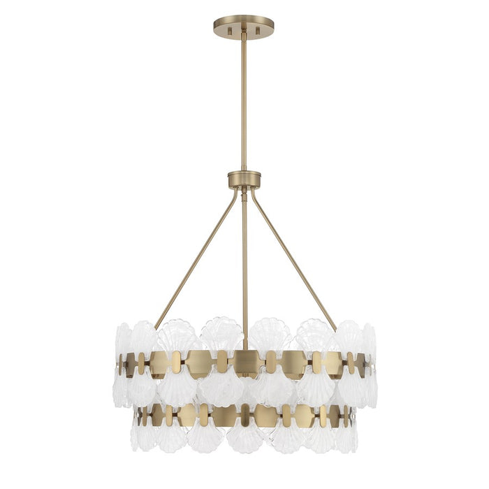 Savoy House Bancroft 5 Lt Chandelier, Noble Brass