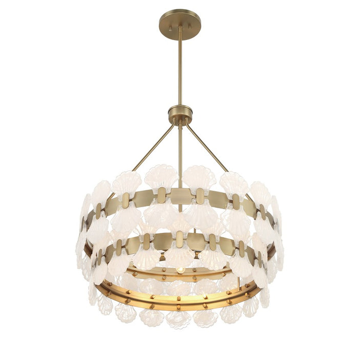 Savoy House Bancroft 5 Lt Chandelier, Noble Brass