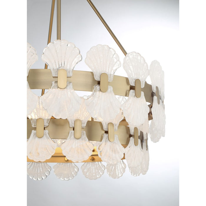 Savoy House Bancroft 5 Lt Chandelier, Noble Brass