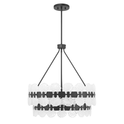Savoy House Bancroft 5 Lt Chandelier, Matte Black