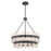Savoy House Bancroft 5 Lt Chandelier, Matte Black