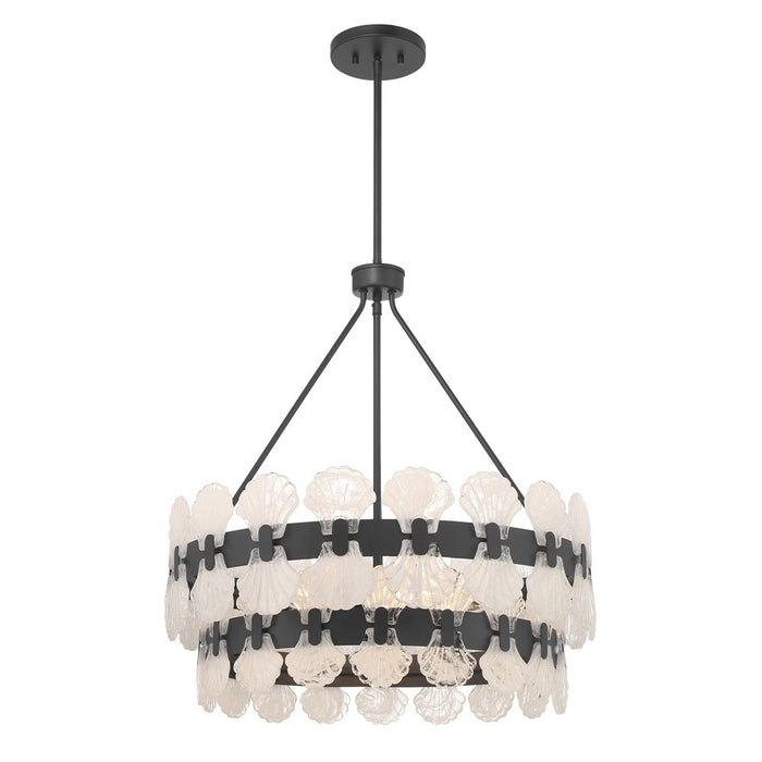 Savoy House Bancroft 5 Lt Chandelier, Matte Black
