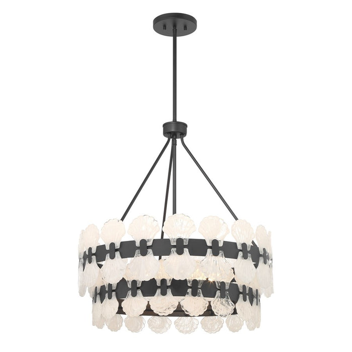 Savoy House Bancroft 5 Lt Chandelier, Matte Black