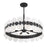 Savoy House Boca 6-Light Chandelier, Matte Black