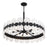 Savoy House Boca 10-Light Chandelier, Matte Black