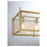 Savoy House Jacobs 5-Light Linear Chandelier, Warm Brass