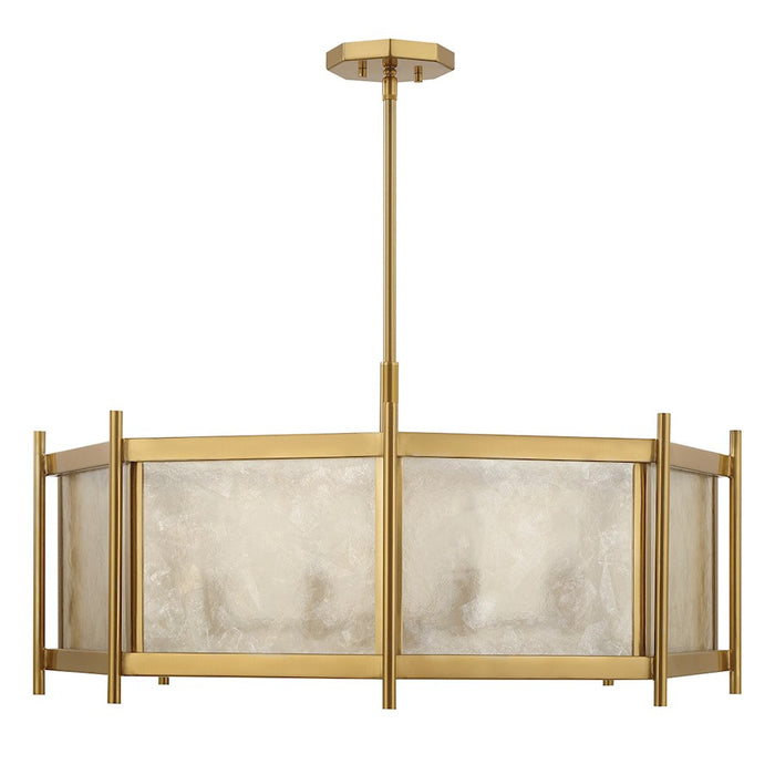 Savoy House Jacobs 8-Light Chandelier, Warm Brass