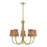 Savoy House Ashbury 5 Lt Chandelier, Warm Brass - 1-3960-5-322