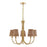 Savoy House Ashbury 5 Lt Chandelier, Warm Brass