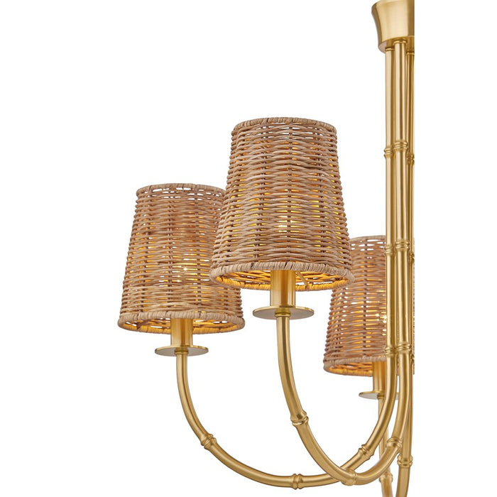 Savoy House Ashbury 5 Lt Chandelier, Warm Brass