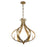 Savoy House Atlas 6-Light Chandelier, Grecian Gold