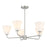 Savoy Essentials Blair 5 Light Chandelier, Satin Nickel/Strie