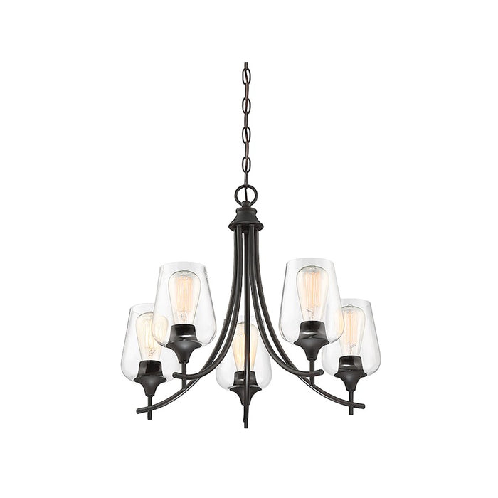 Savoy House Octave 5-Light Chandelier, English Bronze