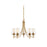 Savoy House Octave 5-Light Chandelier, Warm Brass - 1-4032-5-322