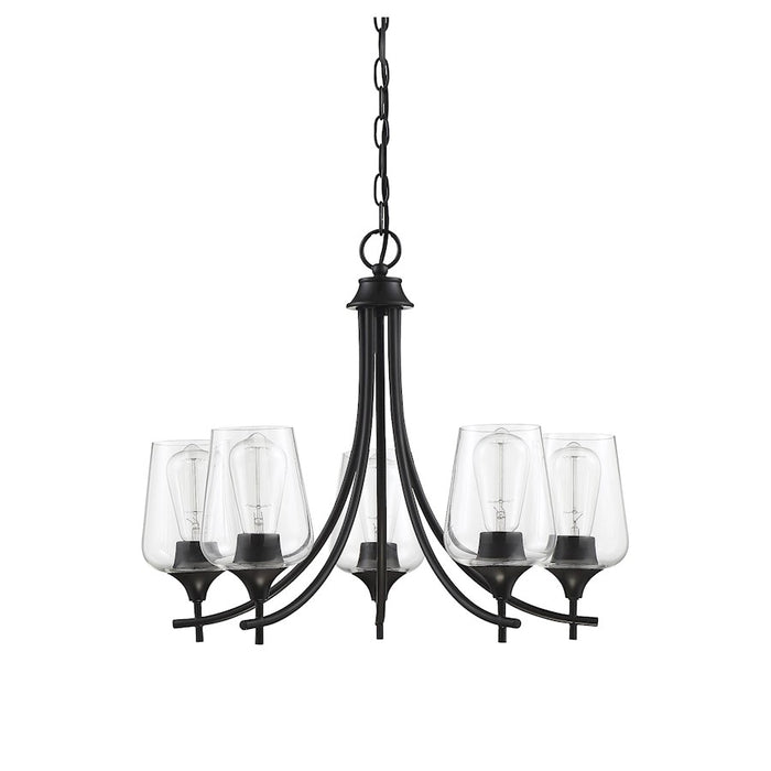 Savoy House Octave 5-Light Chandelier, Black