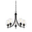 Savoy House Octave 5-Light Chandelier, Black