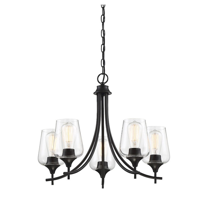 Savoy House Octave 5-Light Chandelier, Black