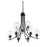 Savoy House Octave 9-Light Chandelier, Black