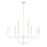 Essentials Avondale 12 Light Chandelier, Bisque White