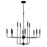 Savoy House Avondale 12-Light Chandelier, Matte Black - 1-4046-12-89